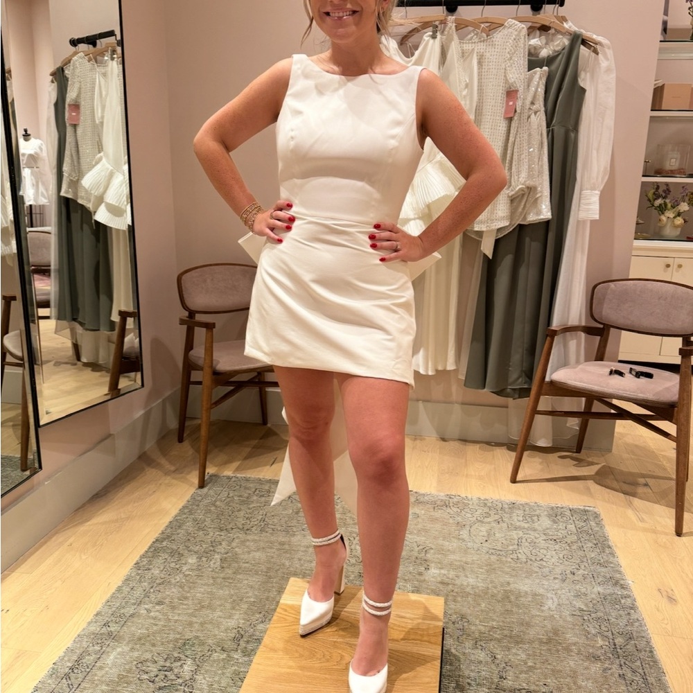 Sachin & Babi Reed Sleeveless Back-Bow Mini Dress (US4/UK8) - Picture 6 of 6